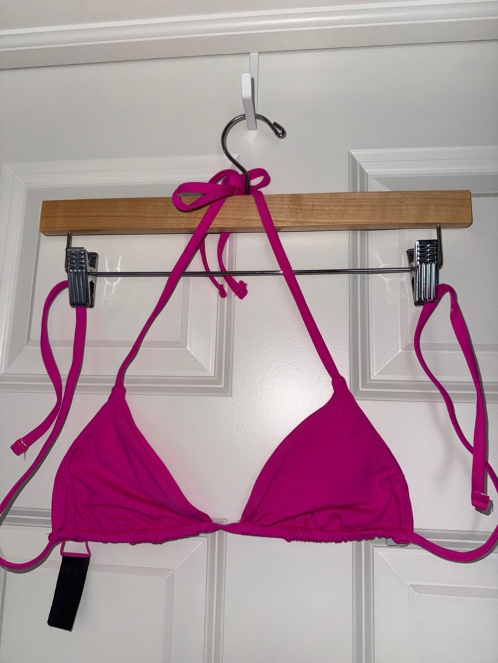 NWOT - Hurley Vibrant Pink Triangle Bikini Top